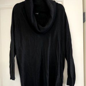 Theory Black Turtleneck Sweater